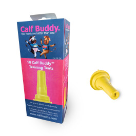 Коробка с 10 тренировочными сосками CALF-BUDDY™.