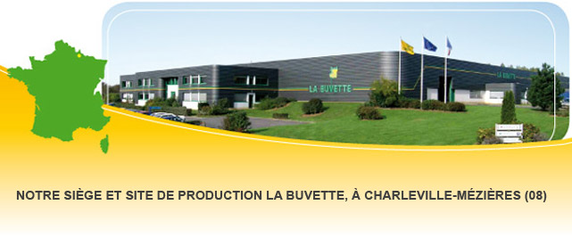 Notre siège et site de production LA BUVETTE, à CHARLEVILLE-MÉZIÈRES (08)